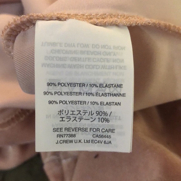 Madewell mock neck velvet top - Picture 4 of 7